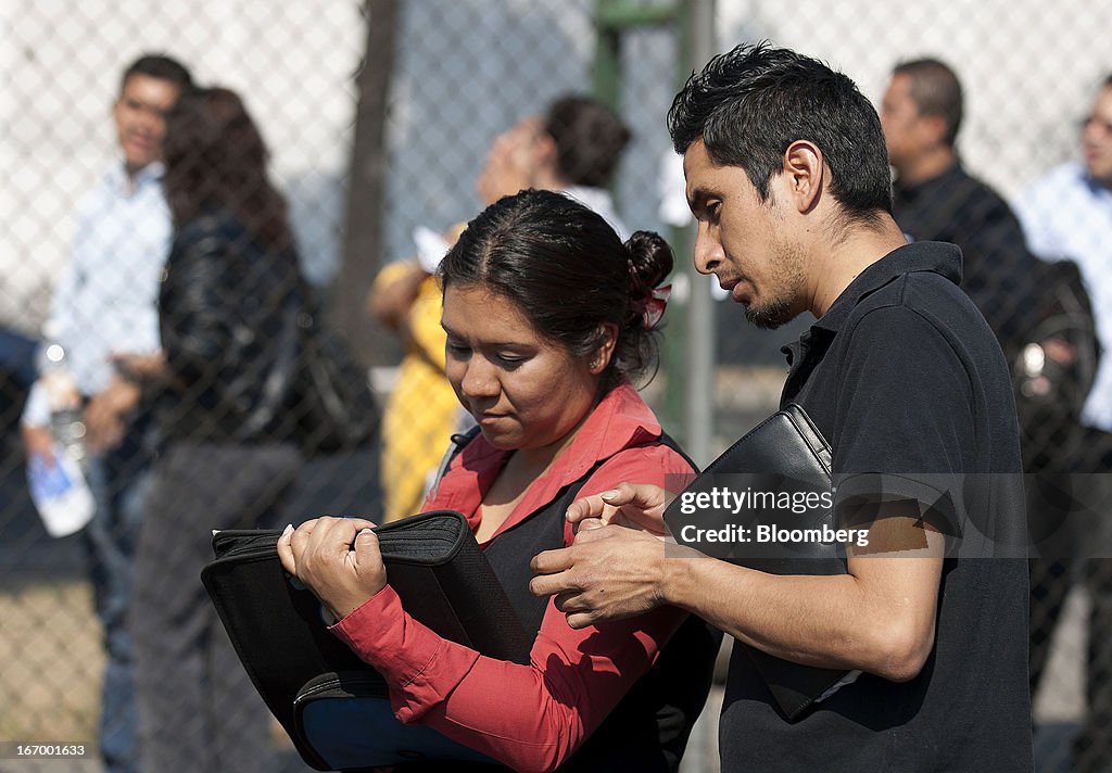 Views From A Job Fair After Mexico Increased Employment Numbers In March