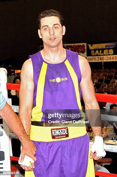 Tamerlan Tsarnaev waits for a decision in the 201-pound division boxing match during the 2009 Golden Gloves National Tournament of Champions May 4,...