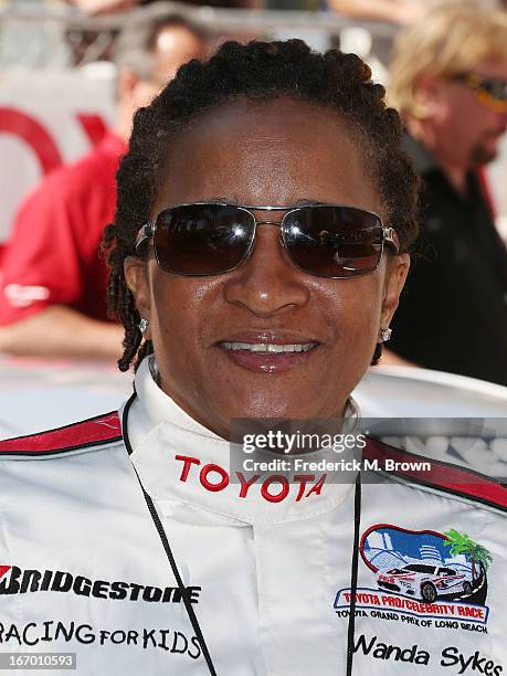 Actress Wanda Sykes attends the 37th Annual Toyota Pro/Celebrity Race practice on April 19, 2013 in Long Beach, California.