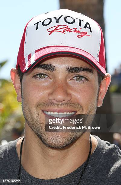 Actor Jesse Metcalfe attends the 37th Annual Toyota Pro/Celebrity Race practice on April 19, 2013 in Long Beach, California.