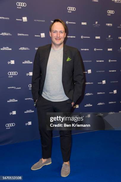 Martin Stange attends the Deutscher Schauspielpreis 2023 at Spindler & Klatt on September 15, 2023 in Berlin, Germany.