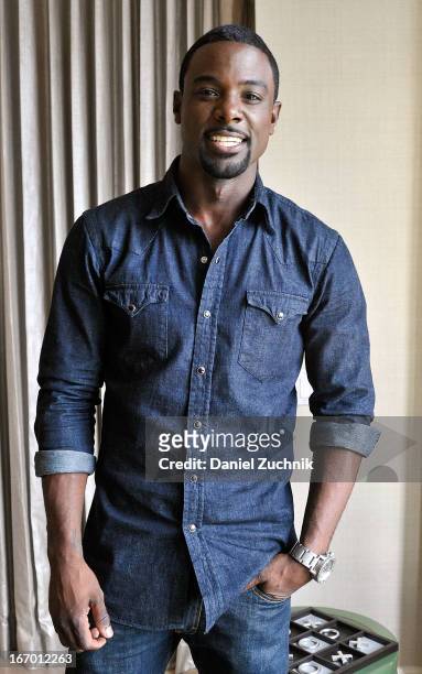 Lance Gross attends the Magic Shave Challenge at The London Hotel on April 19, 2013 in New York City.