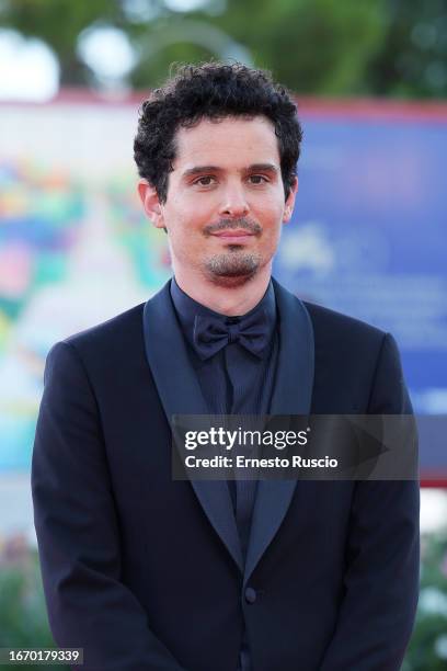 President of the international juries Damien Chazelle attends a red carpet ahead of the closing ceremony at the 80th Venice International Film...