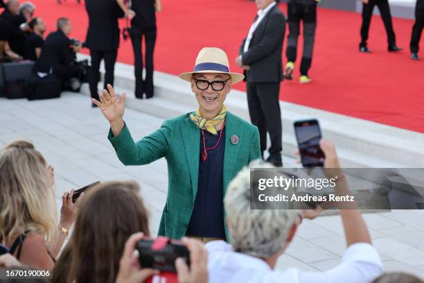 Yonfan attends a red carpet ahead of the closing ceremony at the 80th Venice International Film Festival on September 09, 2023 in Venice, Italy.