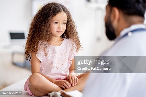 Little Girl at a Medical Appointment Little Girl at a Medical Appointment