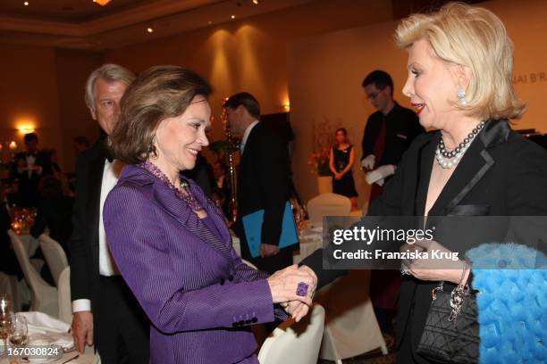 Vl Unternehmerin Ann Katrin Bauknecht Und Ute Ohoven Bei Der Verleihung Des "B'Nai B'Rith Europe Award Of Merit" Im Mariott Hotel In Berlin Am 110308...