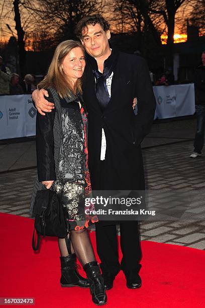 Martin Feifel Und Judith Sutter Bei Der Verleihung Des Adolf Grimme Preis In Marl .