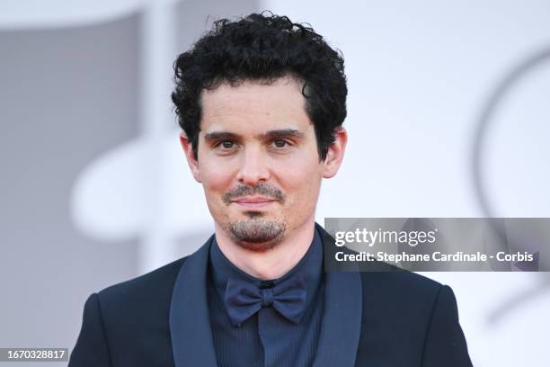 President of the international juries Damien Chazelle attends a red carpet ahead of the closing ceremony at the 80th Venice International Film...