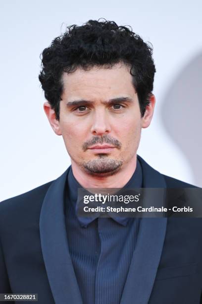 President of the international juries Damien Chazelle attends a red carpet ahead of the closing ceremony at the 80th Venice International Film...