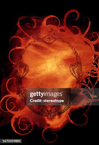Fiery frame Fiery frame