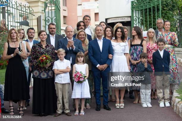 Princess Charlene of Monaco, Prince Albert II of Monaco, Prince Jacques of Monaco, Princess Gabriella of Monaco, Dimitri Rassam, Mélanie-Antoinette...