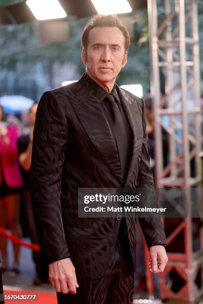 Nicolas Cage attends the "Dream Scenario" premiere during the 2023 Toronto International Film Festival at Royal Alexandra Theatre on September 09,...