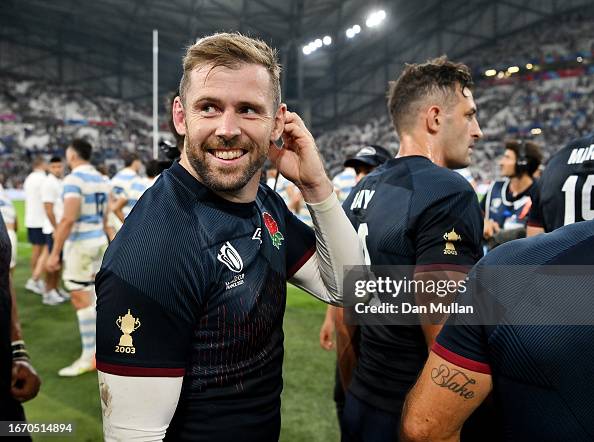 Elliot Rugby Elliot Daly of England celebrates at full-time following the Rugby ...
