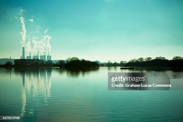 attenborough nature reserve and power station - nature reserve stock pictures, royalty-free photos & images