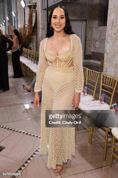 Meena Harris attends the PatBO fashion show during New York Fashion Week - September 2023 on September 09, 2023 in New York City.