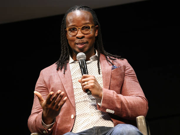 Dr. Ibram X. Kendi speaks on stage during the Netflix show "Sealed from the beginning" World Premiere during the Toronto International Film Festival at TIFF...