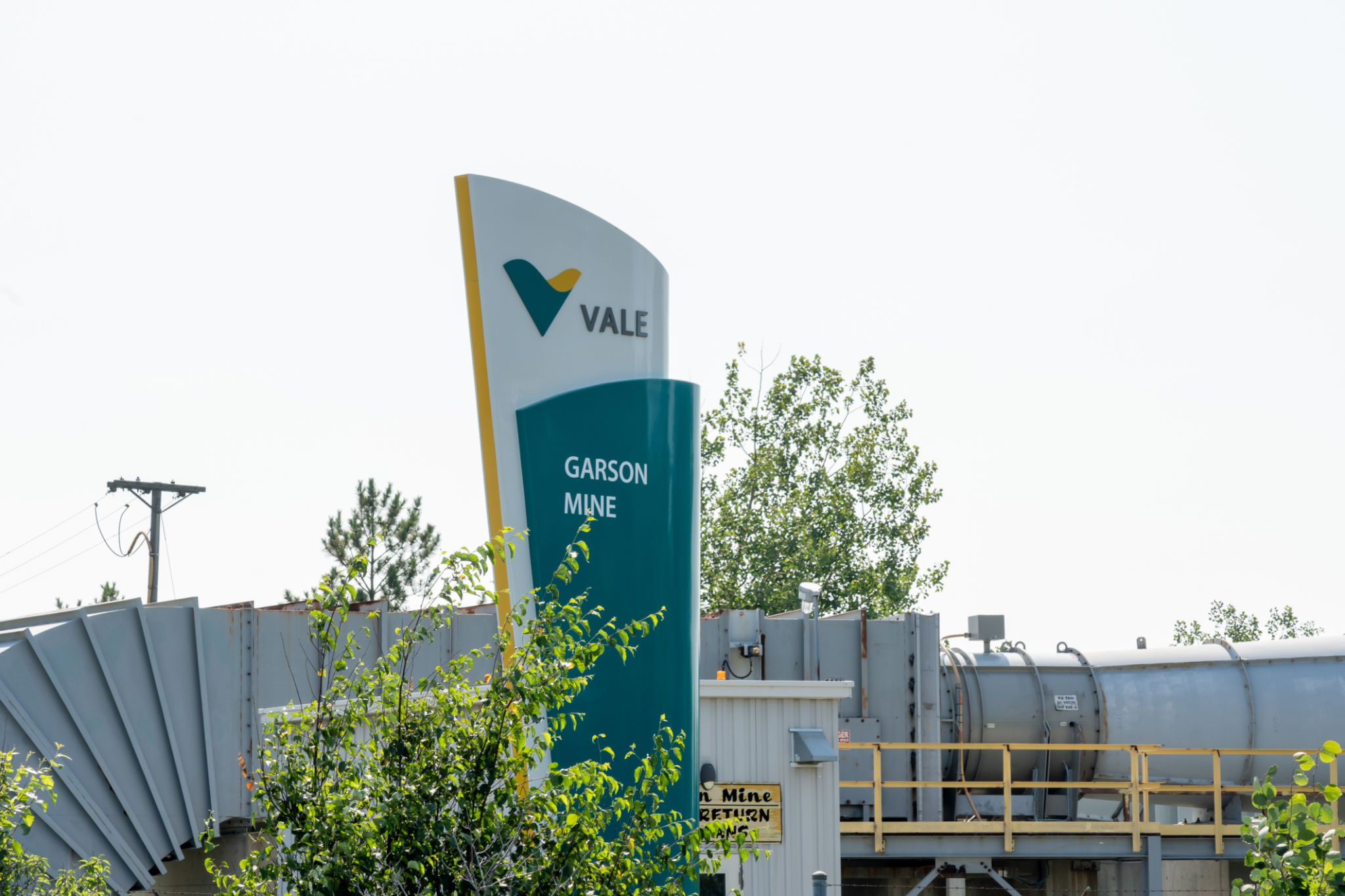 Instalación de la mina Vale Garson en Greater Sudbury, Ontario, Canadá Instalación de la mina Vale Garson en Greater Sudbury, Ontario, Canadá