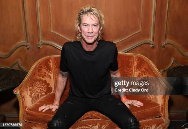 Duff McKagan attends the Kim Shui fashion show during New York Fashion Week The Shows at Barbetta Restaurant on September 09, 2023 in New York City.