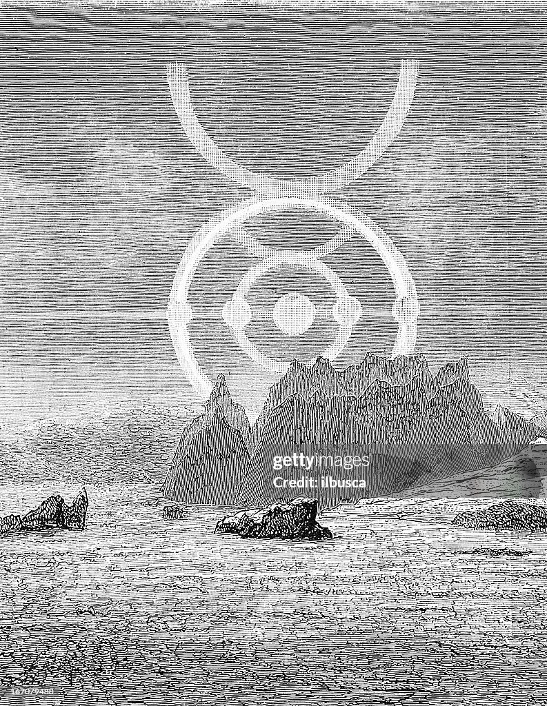 North Pole halo