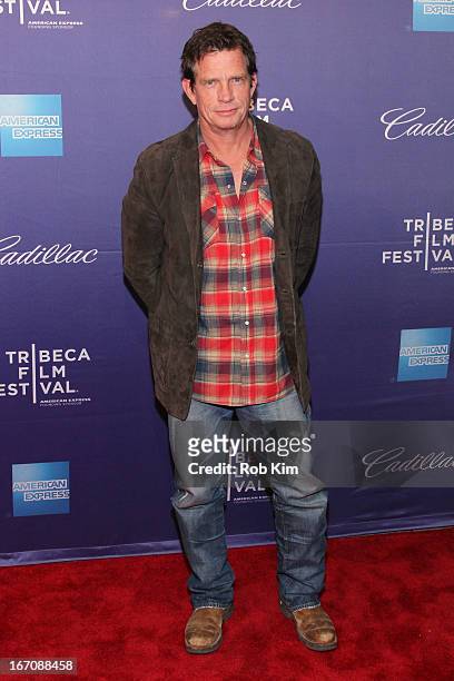 Actor Thomas Haden Church attends the "Whitewash" World Premiere during the 2013 Tribeca Film Festival on April 19, 2013 in New York City.