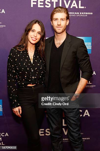 Chelsea Tyler and Jon Foster attend the "Mr. Jones" World Premiere during the 2013 Tribeca Film Festival on April 19, 2013 in New York City.