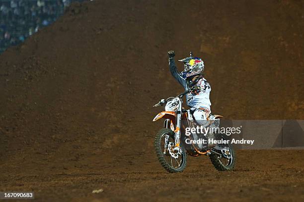 Ronnie Renner during Final Moto X Step Up at the X Games on April 19, 2013 in Foz do Iguacu in National Park Iguacu.