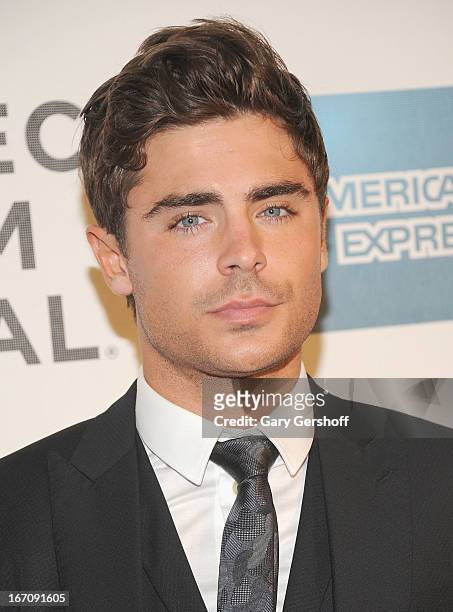 Actor Zac Efron attends the screening of 'At Any Price' during the 2013 Tribeca Film Festival at BMCC Tribeca PAC on April 19, 2013 in New York City.