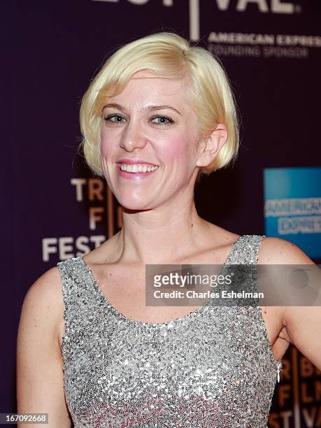 Producer Samantha Kern attends the screening of "G.B.F." during the 2013 Tribeca Film Festival at Chelsea Clearview Cinemas on April 19, 2013 in New...