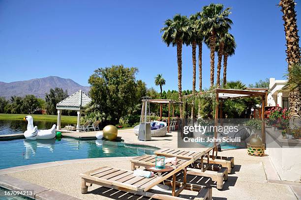 General view at the Soho House Pop Up with Bacardi during Coachella 2013 at Merv Griffin Estate on April 19, 2013 in La Quinta, California.