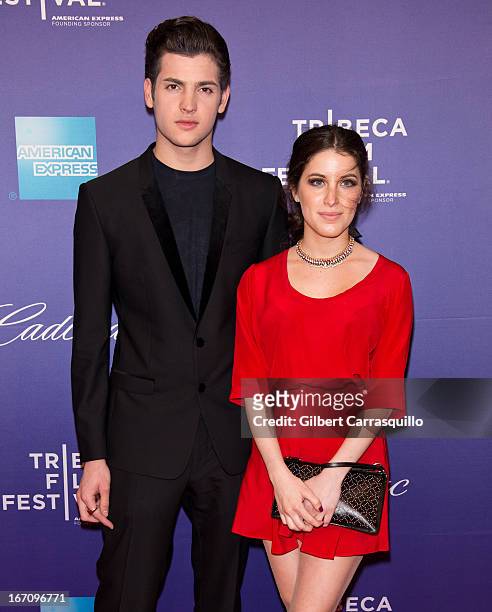 Peter Brant Jr. And Mireya Rios attend the screening of "In God We Trust" during the 2013 Tribeca Film Festival at SVA Theater on April 19, 2013 in...