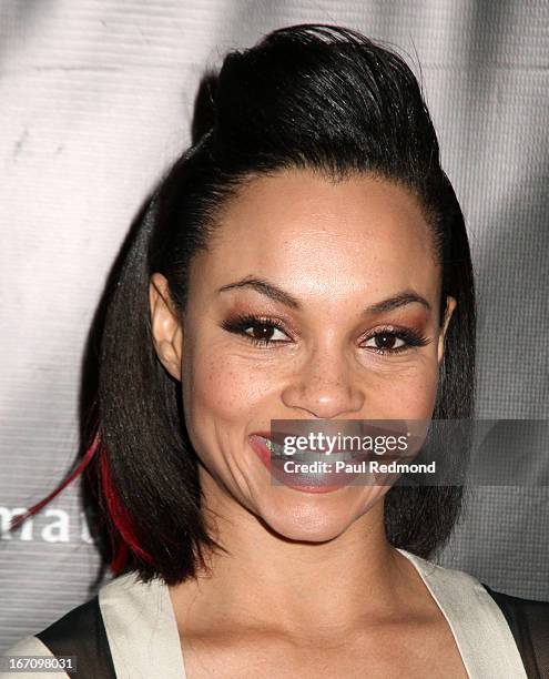 Actress Natascha Hopkins attends Sue Wong's Great Gatsby Fall 2013 Collection on April 19, 2013 in Los Angeles, California.