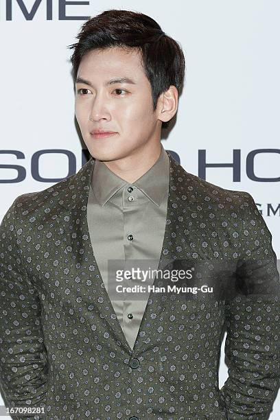 South Korean actor Ji Chang-Wook attends during the 'Solid Homme' Autumn/Winter 2013 Collection 25th Anniversary Fashion Show a design by Woo...