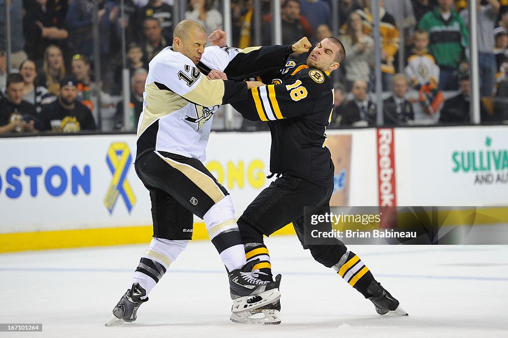 Pittsburgh Penguins v Boston Bruins