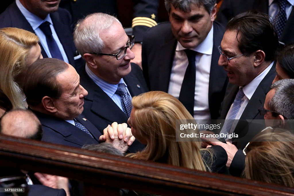 Italian Parliament Re-Elects Napolitano As President of Republic