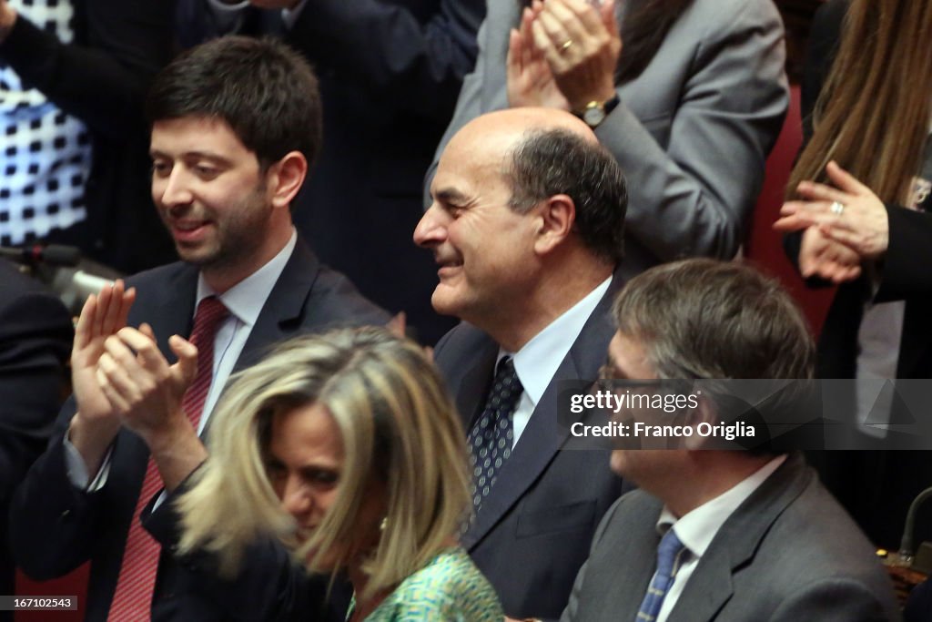 Italian Parliament Re-Elects Napolitano As President of Republic