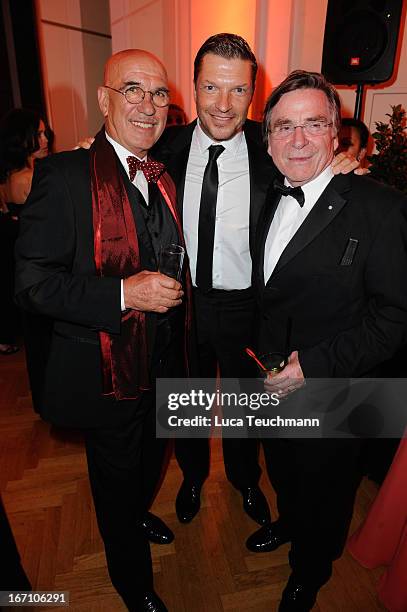 Otto Retzer ,Hardy Krueger Jr. And Elmar Wepper attend the 'Romy Award 2013 - Afterparty' at Hofburg Vienna on April 20, 2013 in Vienna, Austria.