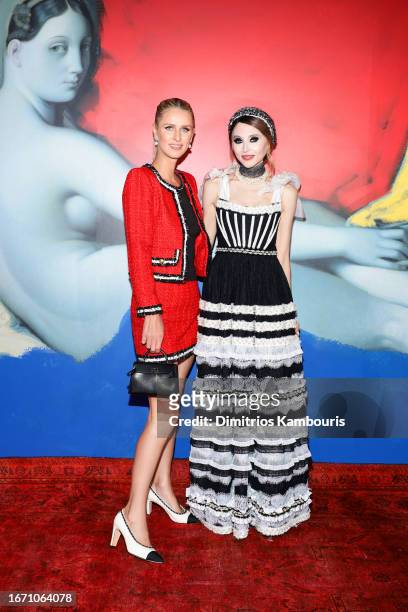 Nicky Rothschild and Stacey Bendet attend the alice + olivia by Stacey Bendet Spring 2024 Presentation on September 09, 2023 in New York City.