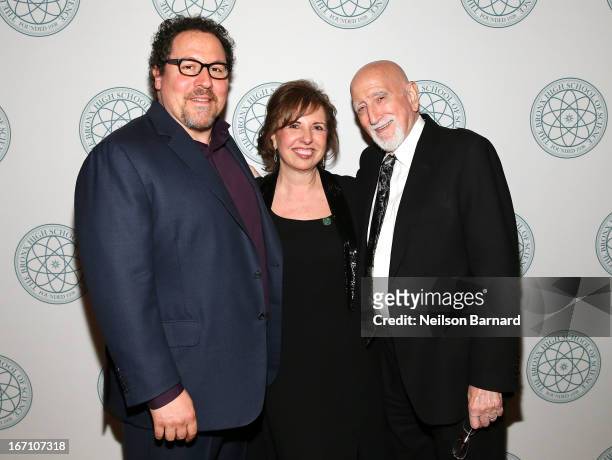 Jon Favreau, Valerie Reidy, and Dominic Chianese attend as The Bronx High School Of Science Celebrates 75 Years With Gala Event at The...