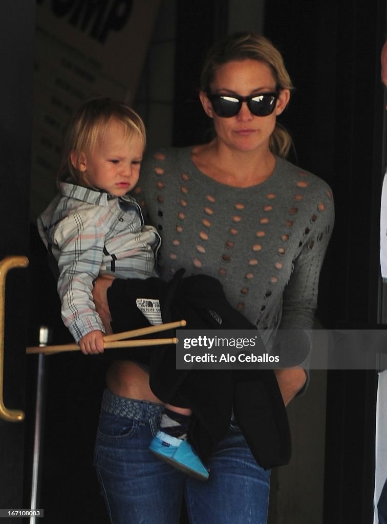 Celebrity Sightings In New York City - April 20, 2013