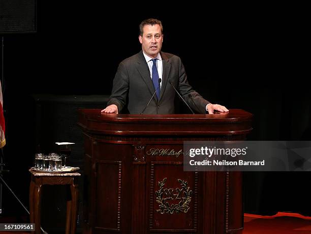 President and CEO of the New York Public Library Dr. Anthony W. Marx attend as The Bronx High School of Science Celebrates 75 Years with Gala at The...