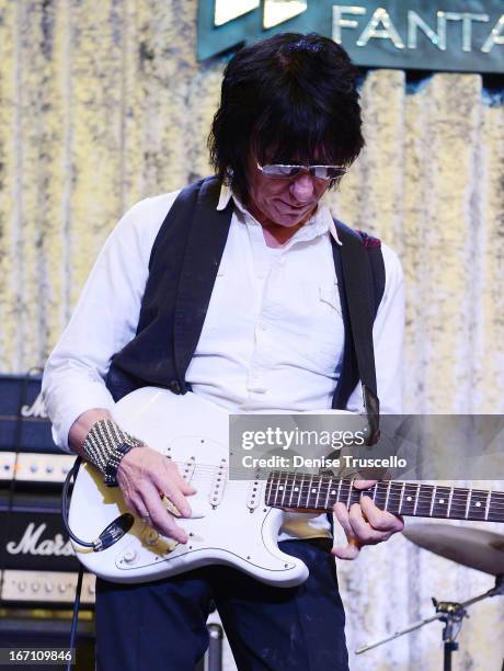 Jeff Beck Hosts Rock 'n' Roll Fantasy Camp on April 20, 2013 in Las Vegas, Nevada.