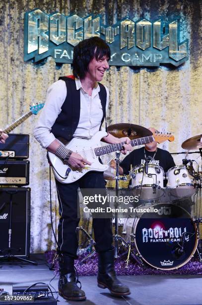 Jeff Beck hosts Rock 'n' Roll Fantasy Camp on April 20, 2013 in Las Vegas, Nevada.