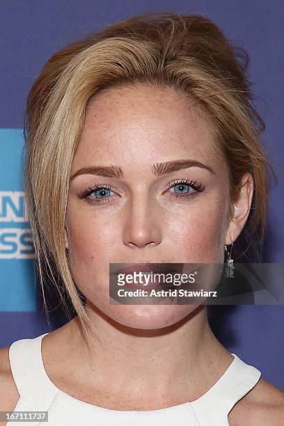 Actress Caity Lotz attends the "The Machine" World Premiere during the 2013 Tribeca Film Festival on April 20, 2013 in New York City.