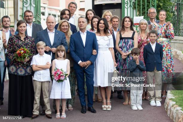 Princess Charlene of Monaco, Prince Albert II of Monaco, Prince Jacques of Monaco, Princess Gabriella of Monaco, Dimitri Rassam, Mélanie-Antoinette...