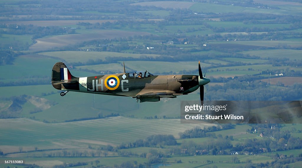 A Spitfire Flight Over The UK