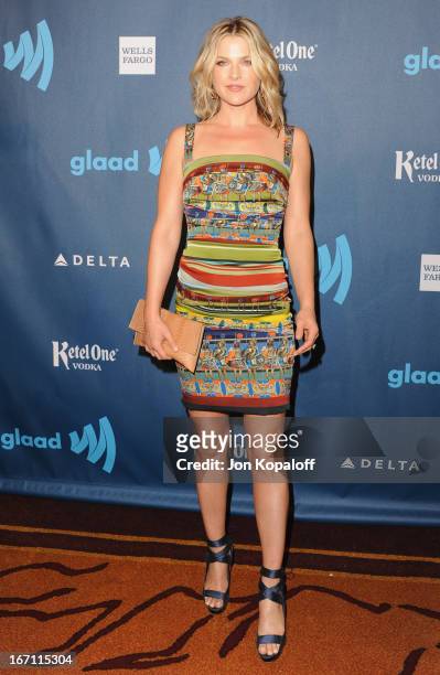 Actress Ali Larter arrives at the 24th Annual GLAAD Media Awards at JW Marriott Los Angeles at L.A. LIVE on April 20, 2013 in Los Angeles, California.