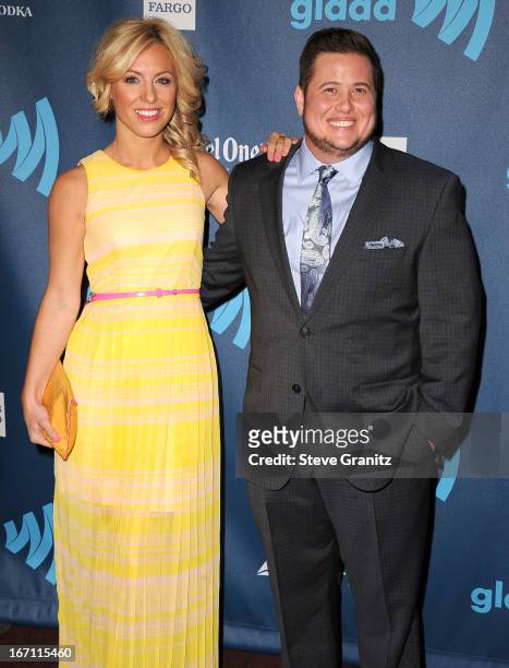 Chaz Bono arrives at the 24th Annual GLAAD Media Awards at JW Marriott Los Angeles at L.A. LIVE on April 20, 2013 in Los Angeles, California.