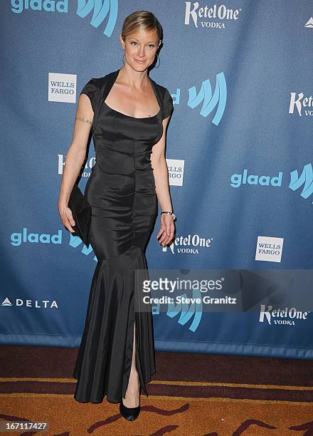 Teri Polo arrives at the 24th Annual GLAAD Media Awards at JW Marriott Los Angeles at L.A. LIVE on April 20, 2013 in Los Angeles, California.