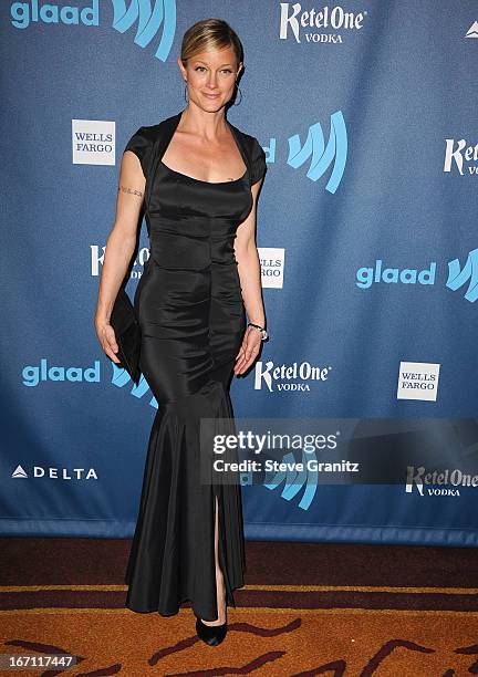Teri Polo arrives at the 24th Annual GLAAD Media Awards at JW Marriott Los Angeles at L.A. LIVE on April 20, 2013 in Los Angeles, California.
