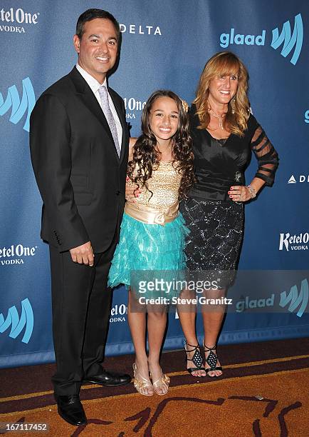 Jazz Jennings arrives at the 24th Annual GLAAD Media Awards at JW Marriott Los Angeles at L.A. LIVE on April 20, 2013 in Los Angeles, California.